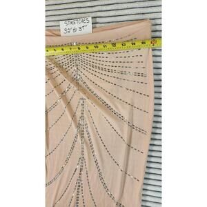 Petal Pink Mermaid Maxi SKIRT Mirrors Bling Fairy ETHEREAL Coquette GLAM‎ 32 XL